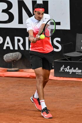 Photo Fabrizio Corradetti - LaPresse 13 05 2021 Roma (Italy) Tennis 3nd round Dominic Thiem (AUT) vs Lorenzo Sonego (ITA) Internazionali BNL d Italia 2021 In the pic: Lorenzo Sonego  Copyright: xFabrizioxCorradetti LaPressex