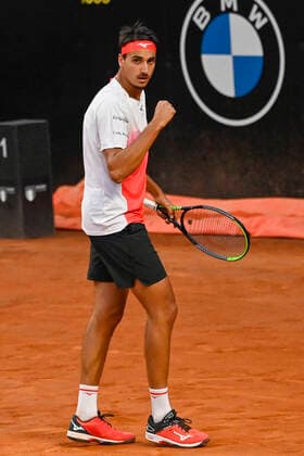 Photo Fabrizio Corradetti - LaPresse 13 05 2021 Roma (Italy) Tennis 3nd round Dominic Thiem (AUT) vs Lorenzo Sonego (ITA) Internazionali BNL d Italia 2021 In the pic: Lorenzo Sonego  Copyright: xFabrizioxCorradetti LaPressex