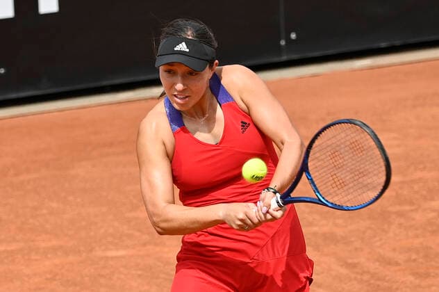 Photo Fabrizio Corradetti - LaPresse 14 05 2021 Roma (Italy) Tennis Quarte final Petra Martic (CRO) vs Jessica Pegula (USA) Internazionali BNL d Italia 2021 In the pic: Jessica Pegula  Copyright: xFabrizioxCorradetti LaPressex