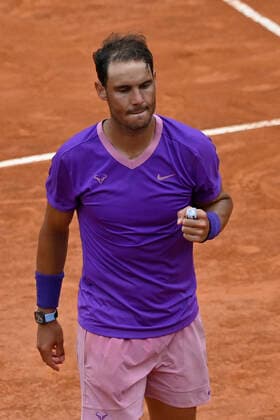 Photo Fabrizio Corradetti - LaPresse 14 05 2021 Roma (Italy) Tennis Quarter final Alexander Zverev (GER) vs Rafael Nadal (ESP) Internazionali BNL d Italia 2021 In the pic: Rafael Nadal  Copyright: xFabrizioxCorradetti LaPressex