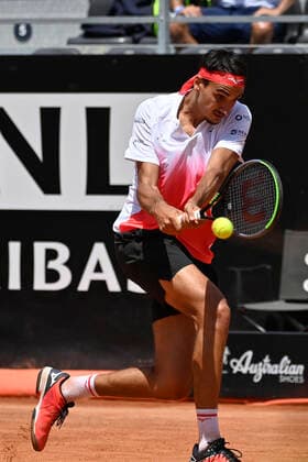 Photo Fabrizio Corradetti - LaPresse 15 05 2021 Roma (Italy) Tennis Quarter final Lorenzo Sonego (ITA) vs Andrey Rublev (RUS) Internazionali BNL d Italia 2021 In the pic: Lorenzo Sonego  Copyright: xFabrizioxCorradetti LaPressex