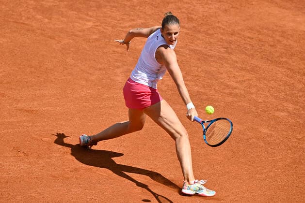 Photo Fabrizio Corradetti - LaPresse 15 05 2021 Roma (Italy) Tennis Semifinal Karolina Pliskova (CZE) vs Petra Martic (CRO) Internazionali BNL d Italia 2021 In the pic: Karolina Pliskova  Copyright: xFabrizioxCorradetti LaPressex
