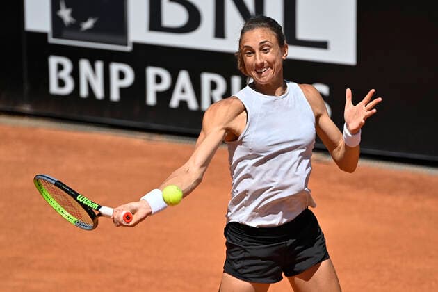 Photo Fabrizio Corradetti - LaPresse 15 05 2021 Roma (Italy) Tennis Semifinal Karolina Pliskova (CZE) vs Petra Martic (CRO) Internazionali BNL d Italia 2021 In the pic: Petra Martic  Copyright: xFabrizioxCorradetti LaPressex