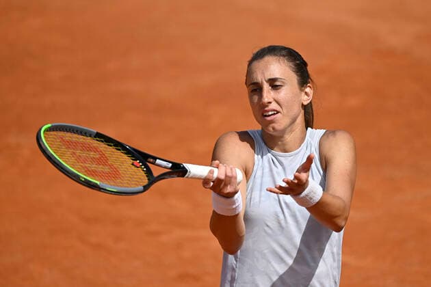 Sport Bilder des Tages Photo Fabrizio Corradetti - LaPresse 15 05 2021 Roma (Italy) Tennis Semifinal Karolina Pliskova (CZE) vs Petra Martic (CRO) Internazionali BNL d Italia 2021 In the pic: Petra Martic  Copyright: xFabrizioxCorradetti LaPressex