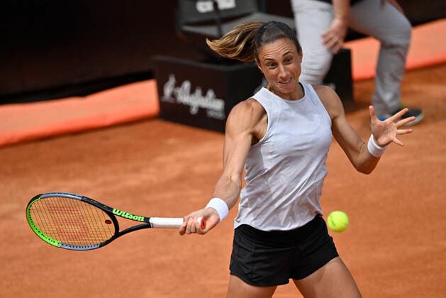 Photo Fabrizio Corradetti - LaPresse 15 05 2021 Roma (Italy) Tennis Semifinal Karolina Pliskova (CZE) vs Petra Martic (CRO) Internazionali BNL d Italia 2021 In the pic: Petra Martic  Copyright: xFabrizioxCorradetti LaPressex