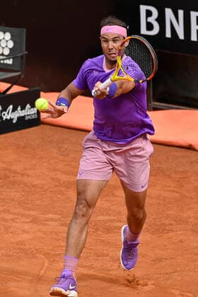 Photo Fabrizio Corradetti - LaPresse 15 05 2021 Roma (Italy) Tennis Semifinal Reilly Opelka (USA) vs Rafael Nadal (ESP) Internazionali BNL d Italia 2021 In the pic: Rafael Nadal  Copyright: xFabrizioxCorradetti LaPressex