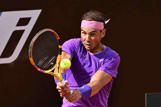 Photo Fabrizio Corradetti - LaPresse 15 05 2021 Roma (Italy) Tennis Semifinal Reilly Opelka (USA) vs Rafael Nadal (ESP) Internazionali BNL d Italia 2021 In the pic: Rafael Nadal  Copyright: xFabrizioxCorradetti LaPressex