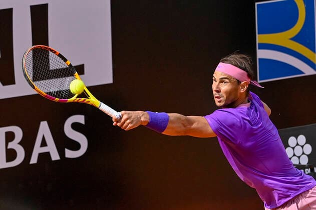 Photo Fabrizio Corradetti - LaPresse 15 05 2021 Roma (Italy) Tennis Semifinal Reilly Opelka (USA) vs Rafael Nadal (ESP) Internazionali BNL d Italia 2021 In the pic: Rafael Nadal  Copyright: xFabrizioxCorradetti LaPressex