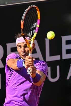 Photo Fabrizio Corradetti - LaPresse 15 05 2021 Roma (Italy) Tennis Semifinal Reilly Opelka (USA) vs Rafael Nadal (ESP) Internazionali BNL d Italia 2021 In the pic: Rafael Nadal  Copyright: xFabrizioxCorradetti LaPressex