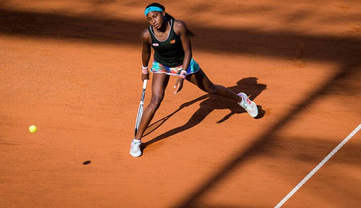 Sport Themen der Woche KW19 Sport Bilder des Tages May 15, 2021, ROMA, ITALY: Cori Gauff of the United States in action during the semi-final at the 2021 Internazionali BNL d Italia WTA, Tennis Damen 1000 tournament against Iga Swiatek of Poland ROMA ITALY - ZUMAa181 20210515_zaa_a181_070 Copyright: xRobxPrangex