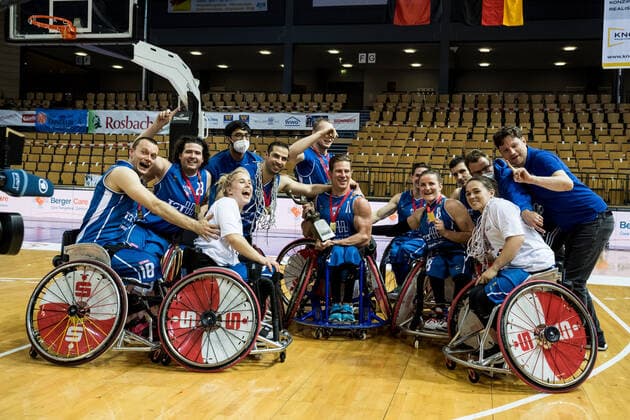 RBBL1 Playoffs 2021 Game 2 RSV Lahn Dill RSB Thuringia Bulls 15 05 2021 The reigning champions The RSB Thuringia Bulls RBBL1 Playoffs 2021 Game 2 RSV Lahn Dill RSB Thuringia Bulls 15 05 2021 Rittal Arena, Wetzlar Hesse Copyright: xBEAUTIFULxSPORTS Wunderlx