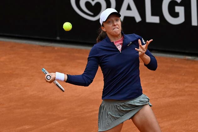 Photo Fabrizio Corradetti - LaPresse 16 05 2021 Roma (Italy) Final Iga Swiatek (POL) vs Karolina Pliskova (CZE) Internazionali BNL d Italia 2021 In the pic: Iga Swiatek  Copyright: xFabrizioxCorradetti LaPressex