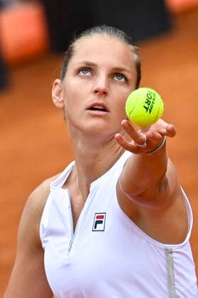 Photo Fabrizio Corradetti - LaPresse 16 05 2021 Roma (Italy) Final Iga Swiatek (POL) vs Karolina Pliskova (CZE) Internazionali BNL d Italia 2021 In the pic: Karolina Pliskova  Copyright: xFabrizioxCorradetti LaPressex