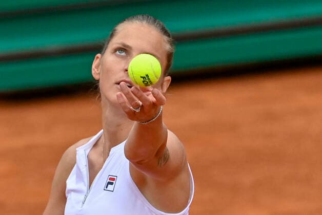 Photo Fabrizio Corradetti - LaPresse 16 05 2021 Roma (Italy) Final Iga Swiatek (POL) vs Karolina Pliskova (CZE) Internazionali BNL d Italia 2021 In the pic: Karolina Pliskova  Copyright: xFabrizioxCorradetti LaPressex