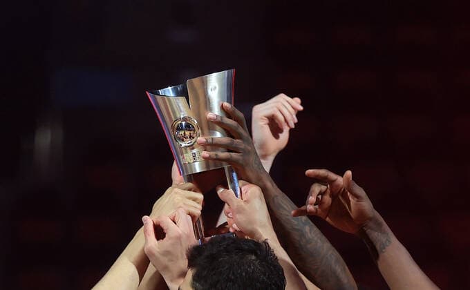 16 05 2021, BBL, Top Four for the German Cup, FCB Basketball vs Alba Berlin, Audi Dome Muenchen, Basketball, Sport, in the picture FCB Basketball German Cup Winner 2021