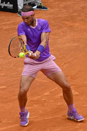 Photo Fabrizio Corradetti - LaPresse 16 05 2021 Roma (Italy) Tennis Final Novak Djokovic (SRB) vs Rafael Nadal (ESP) Internazionali BNL d Italia 2021 In the pic: Rafael Nadal  Copyright: xFabrizioxCorradetti LaPressex