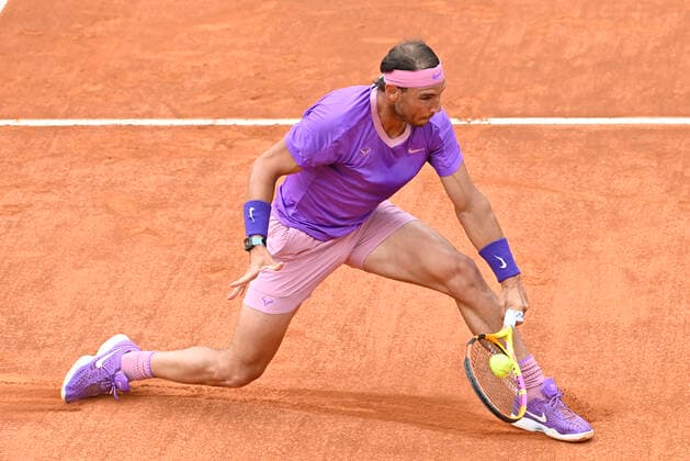 Photo Fabrizio Corradetti - LaPresse 16 05 2021 Roma (Italy) Tennis Final Novak Djokovic (SRB) vs Rafael Nadal (ESP) Internazionali BNL d Italia 2021 In the pic: Rafael Nadal  Copyright: xFabrizioxCorradetti LaPressex