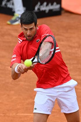 Photo Fabrizio Corradetti - LaPresse 16 05 2021 Roma (Italy) Tennis Final Novak Djokovic (SRB) vs Rafael Nadal (ESP) Internazionali BNL d Italia 2021 In the pic: Novak Djokovic  Copyright: xFabrizioxCorradetti LaPressex