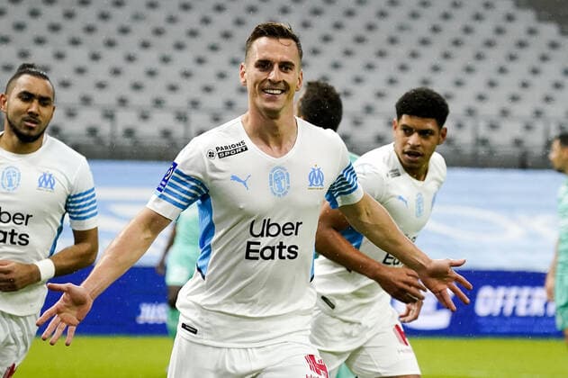 JOIE - 19 ARKADIUSZ KRYSTIAN MILIK (OM) FOOTBALL : Marseille vs Angers - Ligue 1 Uber Eats - 16 05 2021 FEP Panoramic 