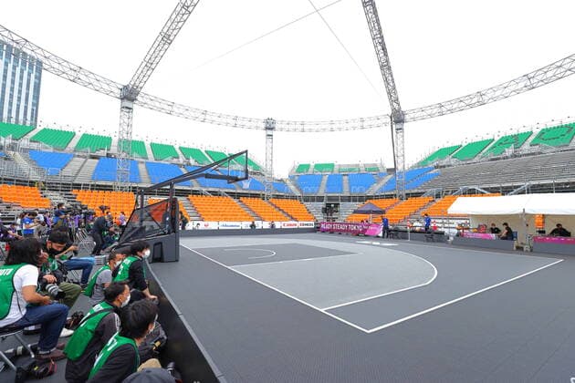 Aomi Urban Sports Park, MAY 16, 2021 - Basketball : READY STEADY TOKYO - 3X3 Basketball at Aomi Urban Sports Park, Tokyo, Japan. Noxthirdxpartyxsales  (160412055)