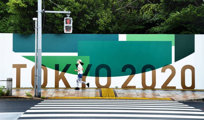May 16, 2021, Tokyo, Japan: A Japanese lady runs near Odaiba Marine Park in Tokyo Japan on Sunday, May 15, 2021. Japan - ZUMAt55_ 0118158252st Copyright: xRamiroxAgustinxVargasxTabaresx