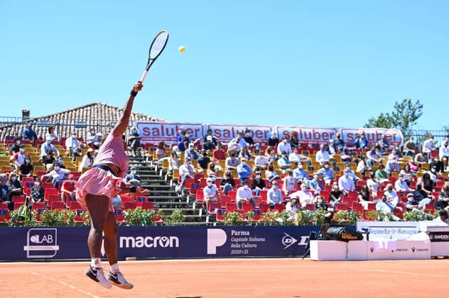 Serena Williams of Usa during the match against Lisa Pigato during WTA, Tennis Damen 250 Emilia-Romagna Open 2021, Tennis Internationals in Parma, Italy, May 17 2021  Copyright: xLiveMedia AlessioxTarpinix xIPAx xLiveMediax 0
