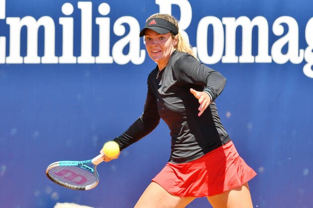 May 17, 2021, Parma, Italy: Parma, Italy, Tennis Club Parma, May 17, 2021, Catherine Mcnally of Usa during the match against Sloane Stephens during WTA, Tennis Damen 250 Emilia-Romagna Open 2021 - Tennis Internationals Tennis Internationals - WTA 250 Emilia-Romagna Open 2021, parma, Italy - ZUMAl164 20210517_zsa_l164_024 Copyright: xAlessioxTarpinix