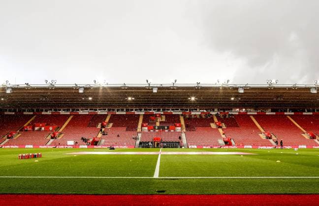Southampton v Leeds United Premier League 18 05 2021. Stadium shot during the Premier League match between Southampton and Leeds United at the St Mary s Stadium, Southampton, England on 18 May 2021. Southampton St Mary s Stadium Hampshire England Editorial use only DataCo restrictions apply See www.football-dataco.com , Copyright: xSimonxDaviesx PSI-12766-0002