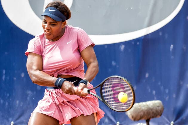 May 18, 2021, Parma, Italy: SERENA WILLIAMS of the United States in action during WTA, Tennis Damen 250 Emilia-Romagna Open 2021 - Tennis Internationals. Williams lost 7-6, 6-2 in straight sets to 68th-ranked K. Siniakova. Tennis 2021: Emilia-Romagna Open  - ZUMAl164 20210518_zsa_l164_058 Copyright: xValerioxOrigox