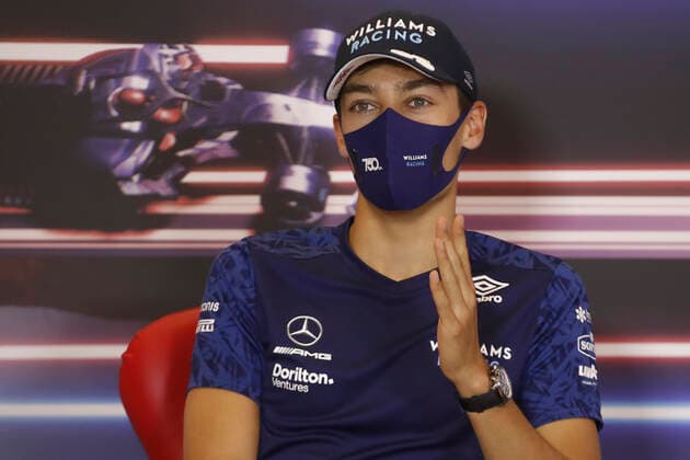 F1 Grand Prix of Monaco 63 George Russell (GBR, Williams Racing), F1 Grand Prix of Monaco at Circuit de Monaco on May 19, 2021 in Monte-Carlo, Monaco. (Photo by Sebastien Nogier EPA FIA Pool via HOCH ZWEI) Monte-Carlo Monaco Poolfoto HOCH ZWEI Pool EPA-EFE ,EDITORIAL USE ONLY
