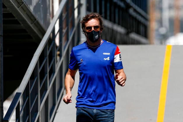14 Fernando Alonso ESP, Alpine F1 Team , F1 Grand Prix of Monaco at Circuit de Monaco on May 19, 2021 in Monte Carlo, Monaco Photo by HOCH ZWEI Monte Carlo Monaco