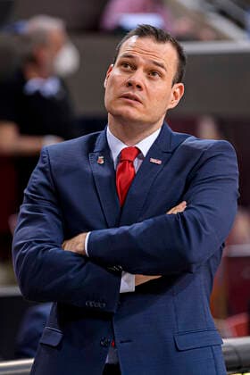 Ludwigsburg, Germany 19 May 2021 BBL 20 21 Playoffs Quarterfinals MHP Riesen Ludwigsburg vs Brose Bamberg Headcoach Johan Roijakkers Bamberg Ludwigsburg MHP Arena Baden Württemberg Germany