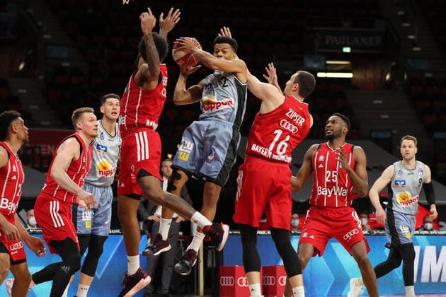 Basketball, BBL, FC Bayern Munich - Crailsheim Merlins