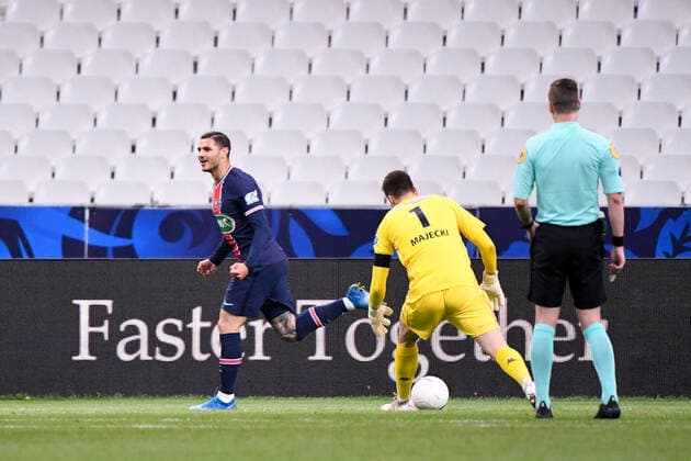 09 MAURO ICARDI (PSG) - JOIE FOOTBALL : Paris SG vs Monaco - Coupe de France - Finale - 19 05 2021 AnthonyBIBARD FEP Panoramic 