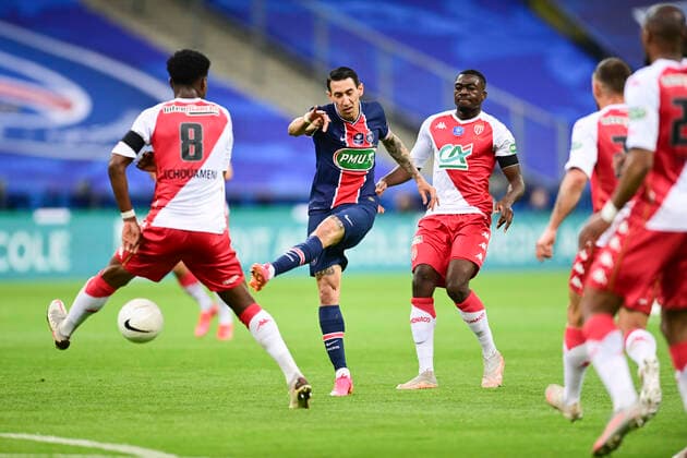Angel Di Maria (PSG) FOOTBALL : Finale de la Coupe de France - Monaco vs PSG - 19 05 2021 JBAutissier Panoramic 