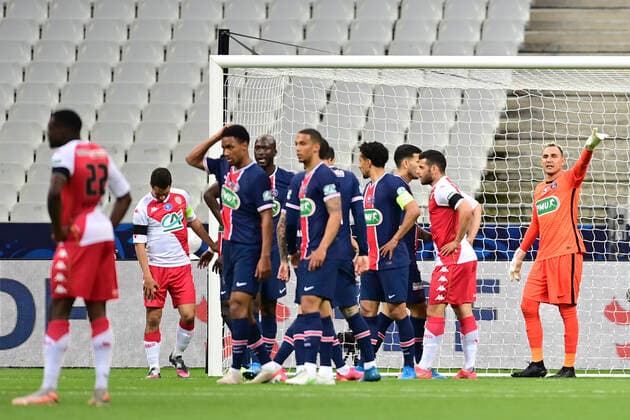 Keylor Navas (PSG) FOOTBALL : Finale de la Coupe de France - Monaco vs PSG - 19 05 2021 JBAutissier Panoramic 