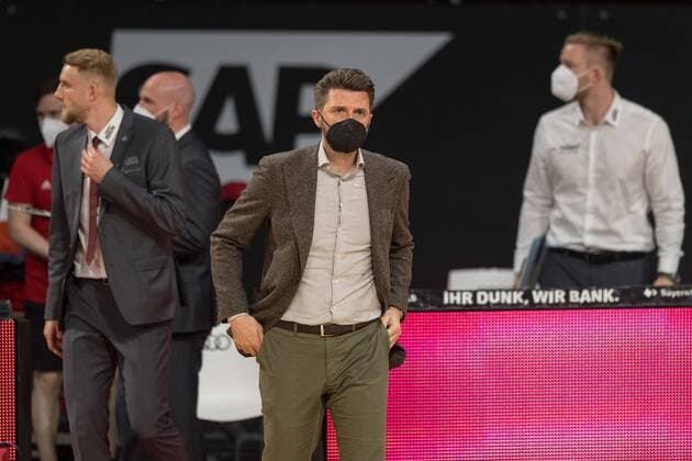 Basketball, BBL, 20210519, FC Bayern München Merlins Crailsheim Pictured Chief Executive Officer FC Bayern München Basketball Marko PESIC Munich Audi Dome Bayern Germany Copyright: Passion2Press MarkusxFischerx
