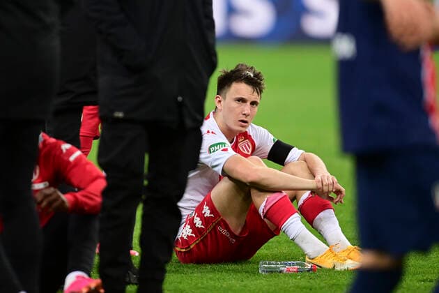 deception de Aleksandr Golovin (Monaco) FOOTBALL : Finale de la Coupe de France - Monaco vs PSG - 19 05 2021 JBAutissier Panoramic 
