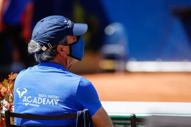 Gabriel Urpi Ribas from Spain, Caroline Garcia s tennis coach during WTA, Tennis Damen 250 Emilia-Romagna Open 2021, Tennis Internationals in Parma, Italy, May 20 2021  Copyright: xLiveMedia RobertaxCorradinx xIPAx xLiveMediax 0