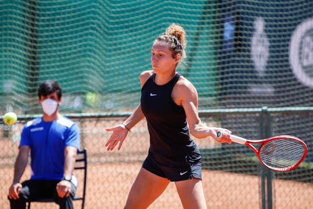 Elixane Lechemia french tennis player during WTA, Tennis Damen 250 Emilia-Romagna Open 2021, Tennis Internationals in Parma, Italy, May 20 2021  Copyright: xLiveMedia RobertaxCorradinx xIPAx xLiveMediax 0