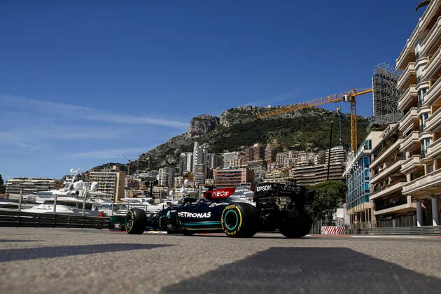 44 Lewis Hamilton GBR, Mercedes AMG Petronas F1 Team , F1 Grand Prix of Monaco at Circuit de Monaco on May 20, 2021 in Monte Carlo, Monaco Photo by HOCH ZWEI Monte Carlo Monaco