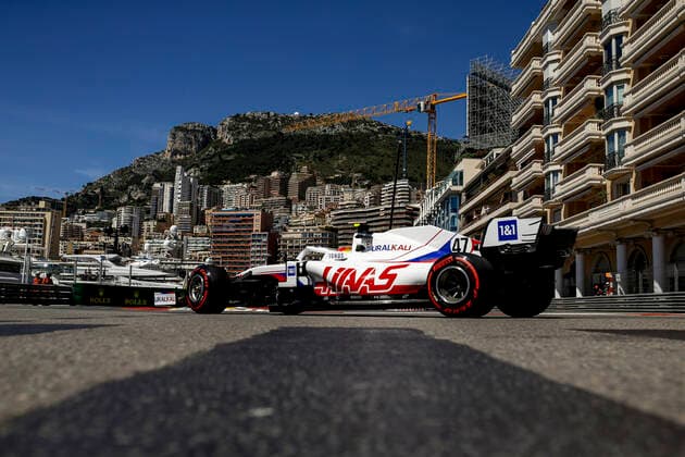 47 Mick Schumacher GER, Haas F1 Team , F1 Grand Prix of Monaco at Circuit de Monaco on May 20, 2021 in Monte Carlo, Monaco Photo by HOCH ZWEI Monte Carlo Monaco