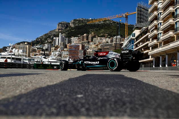 44 Lewis Hamilton GBR, Mercedes AMG Petronas F1 Team , F1 Grand Prix of Monaco at Circuit de Monaco on May 20, 2021 in Monte Carlo, Monaco Photo by HOCH ZWEI Monte Carlo Monaco