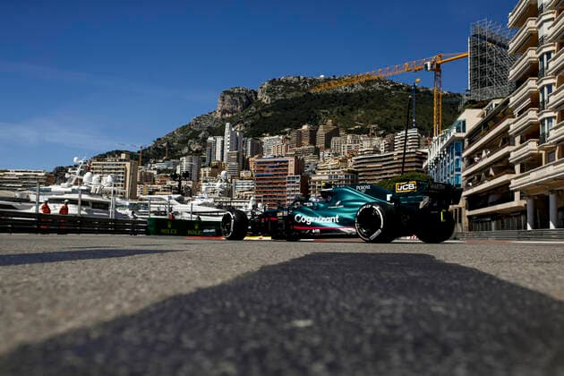 5 Sebastian Vettel GER, Aston Martin Cognizant F1 Team , F1 Grand Prix of Monaco at Circuit de Monaco on May 20, 2021 in Monte Carlo, Monaco Photo by HOCH ZWEI Monte Carlo Monaco