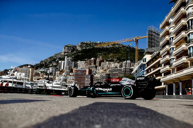 44 Lewis Hamilton GBR, Mercedes AMG Petronas F1 Team , F1 Grand Prix of Monaco at Circuit de Monaco on May 20, 2021 in Monte Carlo, Monaco Photo by HOCH ZWEI Monte Carlo Monaco