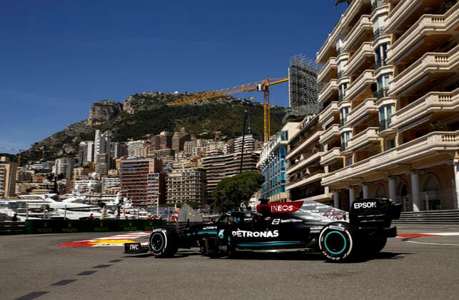 44 Lewis Hamilton GBR, Mercedes AMG Petronas F1 Team , F1 Grand Prix of Monaco at Circuit de Monaco on May 20, 2021 in Monte Carlo, Monaco Photo by HOCH ZWEI Monte Carlo Monaco
