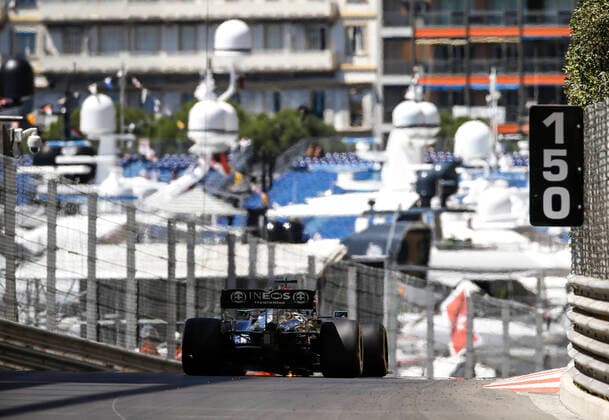 44 Lewis Hamilton GBR, Mercedes AMG Petronas F1 Team , F1 Grand Prix of Monaco at Circuit de Monaco on May 20, 2021 in Monte Carlo, Monaco Photo by HOCH ZWEI Monte Carlo Monaco