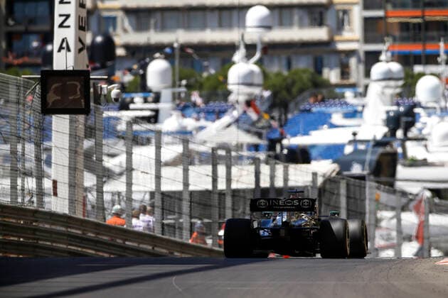 44 Lewis Hamilton GBR, Mercedes AMG Petronas F1 Team , F1 Grand Prix of Monaco at Circuit de Monaco on May 20, 2021 in Monte Carlo, Monaco Photo by HOCH ZWEI Monte Carlo Monaco