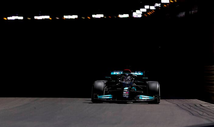 44 Lewis Hamilton GBR, Mercedes AMG Petronas F1 Team , F1 Grand Prix of Monaco at Circuit de Monaco on May 20, 2021 in Monte Carlo, Monaco Photo by HOCH ZWEI Monte Carlo Monaco