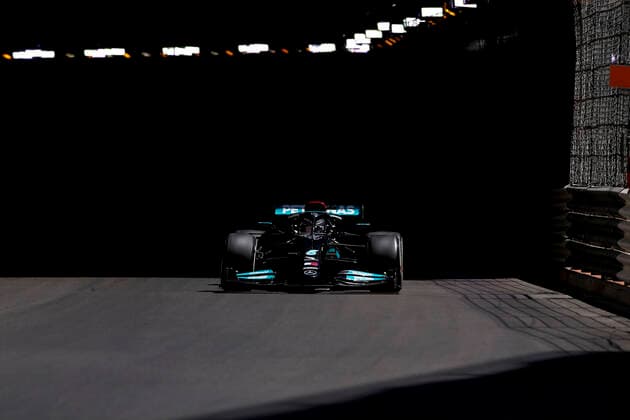 44 Lewis Hamilton GBR, Mercedes AMG Petronas F1 Team , F1 Grand Prix of Monaco at Circuit de Monaco on May 20, 2021 in Monte Carlo, Monaco Photo by HOCH ZWEI Monte Carlo Monaco
